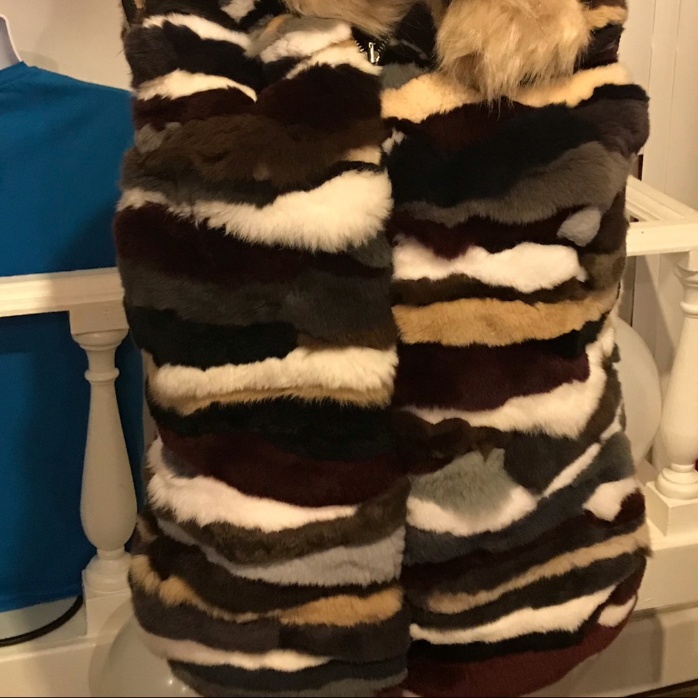 Rabbit vest and hoody